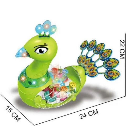 Kids Boy & Girls Musical & Lighting Gear Peacock Electric Toy