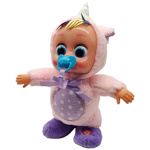 Kiditos Battery Operated Funny Babies Musical Doll, Walkig, Crying, Laughing & Singing, Multi